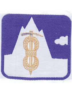 Distintivo Brevetto Guida alpina E/G Agesci