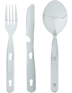 Set 3 Posate Ferrino – Posate in acciaio inox per outdoor