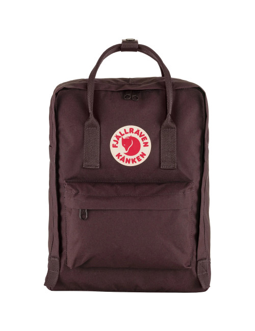 Zainetto Fjällräven KÅNKEN originale vista frontale colore Blackberry