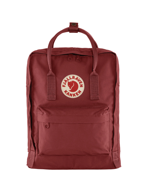 Zainetto Fjällräven KÅNKEN originale vista frontale colore OX RED