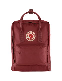 Zainetto Fjällräven KÅNKEN originale vista frontale colore OX RED