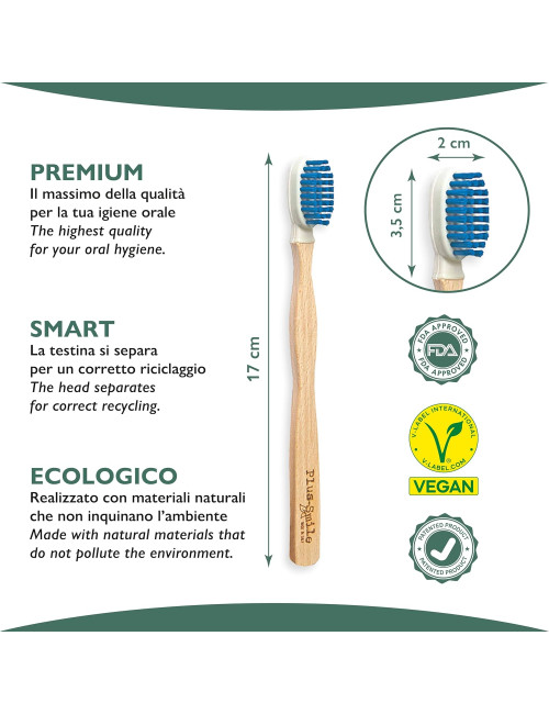 Biospazzolino Bambù – Spazzolino Eco-Friendly per Igiene Orale Sostenibile